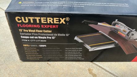 Vinyl floor cutter