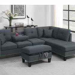 Sectional W/ottoman