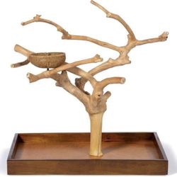 Prevue Hendryx Coffeewood Java Tree Tabletop Playstand – Medium Bird Perch (NEW in Box) 