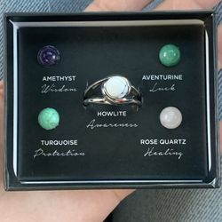 Interchangeable Crystal Ring