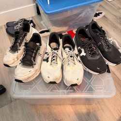 On cloud shoes size 11 + 11.5