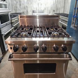 5 Series 30in Viking Professional Range Free Standing Natural Gas (Conversion Available)
