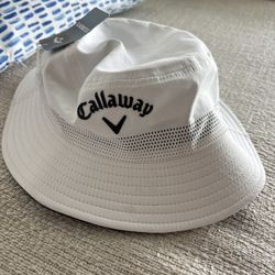 Callaway Golf Apollo Bucket Hat White New Small / Med Size 