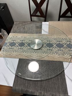 Rotating Glass Top