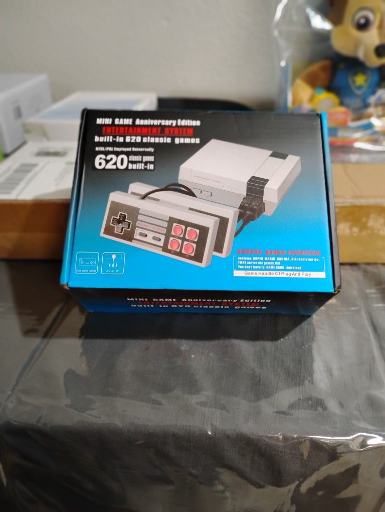 Retro Game Console 620 Games In 1 Mini Nes Clone.