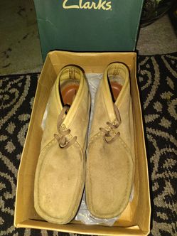 Clarks Wallabees Suede Size 10