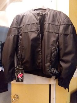 Women motorcycle Jacket size with zip out lining New