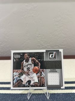 Kawhi Leonard Donruss Gamers Jersey Relic Card