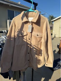 Active USA button up wool jacket