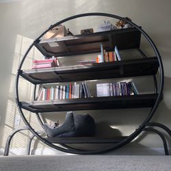 Round Bookshelf / TV Stand