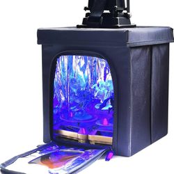 3D Printer Resin Curing Station DIY Curing Enclosure with UV Light UV Lamp Solar Turntable for 405nm UV Resin SLA DLP LCD 3D Printer Solidify Model