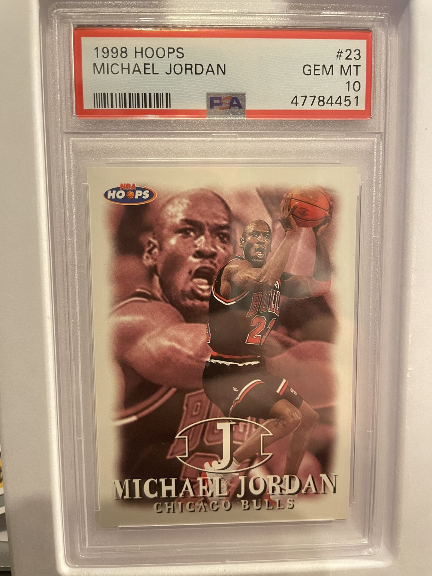 1998 Hoops Michael Jordan PSA 10