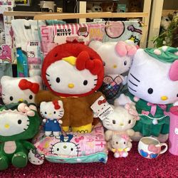 hello kitty blanket plushy mug pops