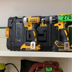 Dewalt Cordless Drill Driver Combo With 2 Batteries And Charger 
