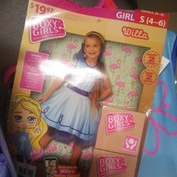 🎃 ALL NEW W TAGS GIRLS BOXY GIRL HALLOWEEN COSTUME 🎃

