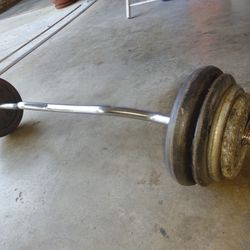 CURLBAR 1" + 85 LBS.