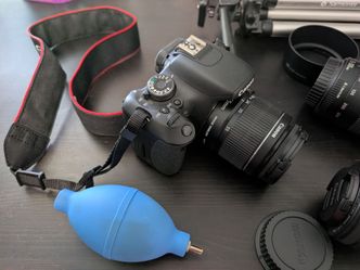 Canon 3Ti with F1.8 50mm Lens + 75-300mm + 18-5mm