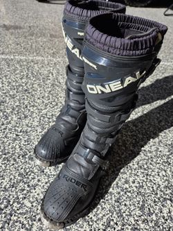 O'Neal dirt bike boots size 13