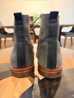 Men’s Shoe The Bear Gray Suede Boots like new