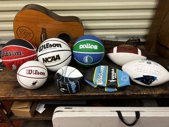 Balls, basketball, Football, WNBA, NBA, NFL