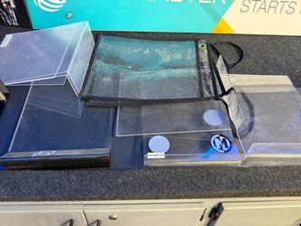 Shop/store retail plastic displays for papers or ads