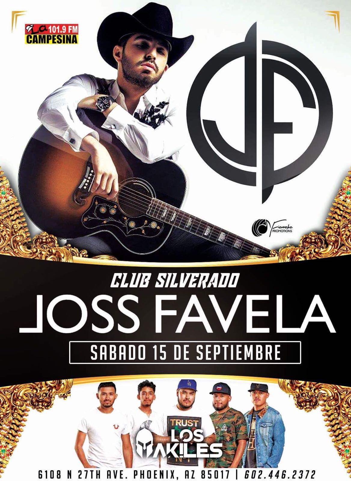 JOSS FAVELA $25 LA PREVENTA
