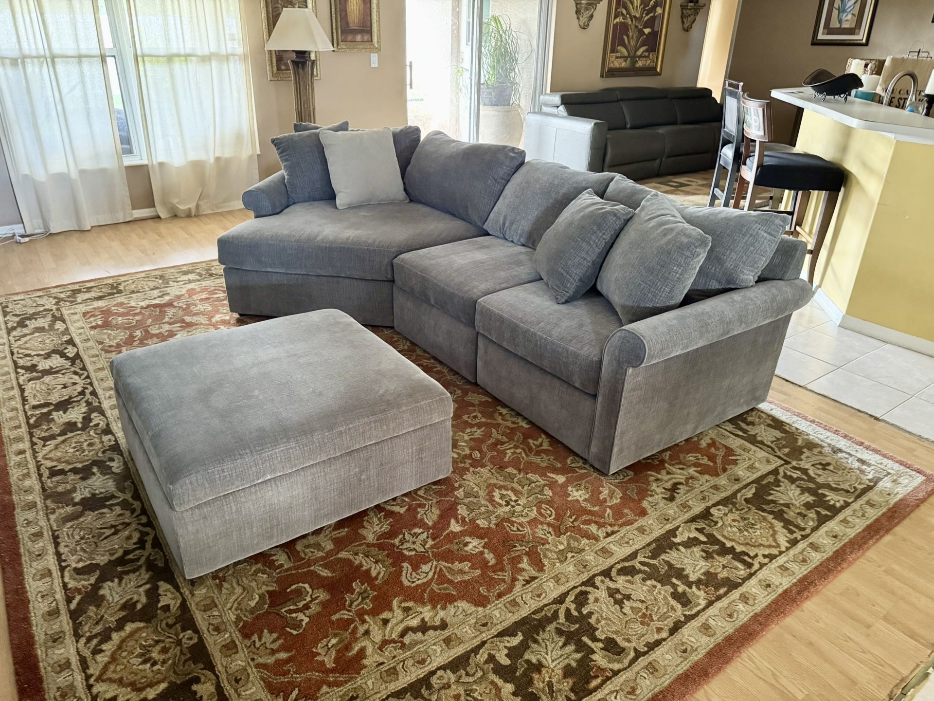 Perfect Fit Curved Back Sectional