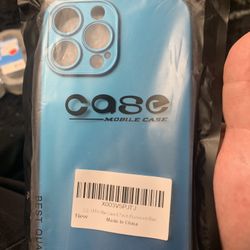 BRAND NEW  iPhone13promax Blue Case 