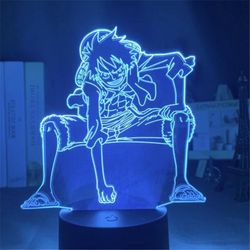 Gear Second Luffy
 Anime 3D Desk Lamp