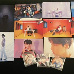 BTS Unofficial Big Photocards + Photo Stand/Buttons