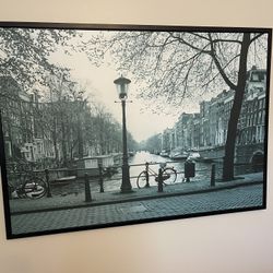 IKEA Large Framed Photographic Print of Amsterdam