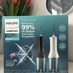 Philips Sonicare Cordless Power Flosser Dual Pack