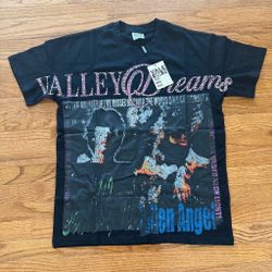 Black Multi Colored Valley Forever Vale Rhinestone Shirt