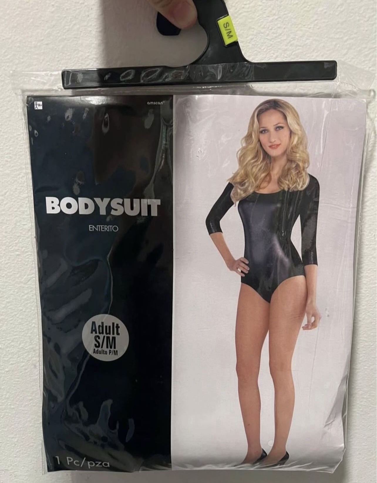 Halloween Costume Black Bodysuit S/M