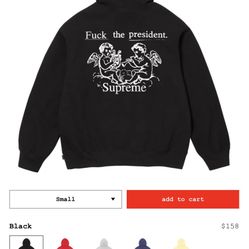 Supreme President Hoodie Size L