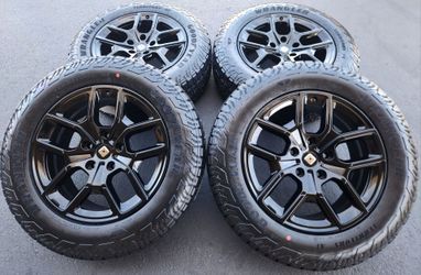 20" Rivian R1T R1S Gloss Black OEM Wheels And Tires