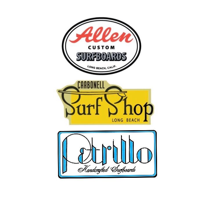 ALLEN - CARBONELL- PETRILLO - VINTAGE SURFBOARDS