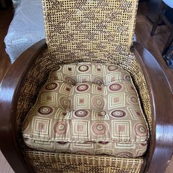 Rattan Chair (Indoor/Outdoor Use)