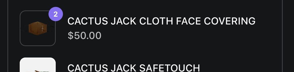 Travis Scott/ Cactus Jack mask