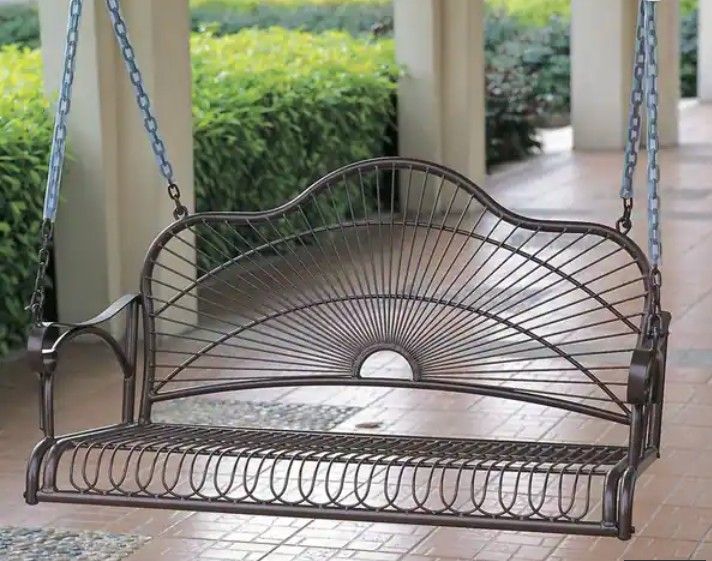 Porch Swing With Included Outdoor Cushions/Pillows