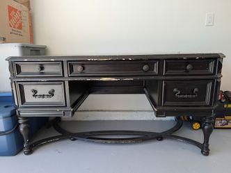 Executive office desk.