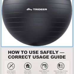 Trideer Medium Exercise Ball