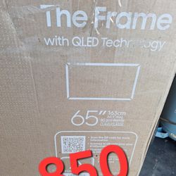 SAMSUNG 65"INCH QLED 4K THE FRAME TV LS03D 