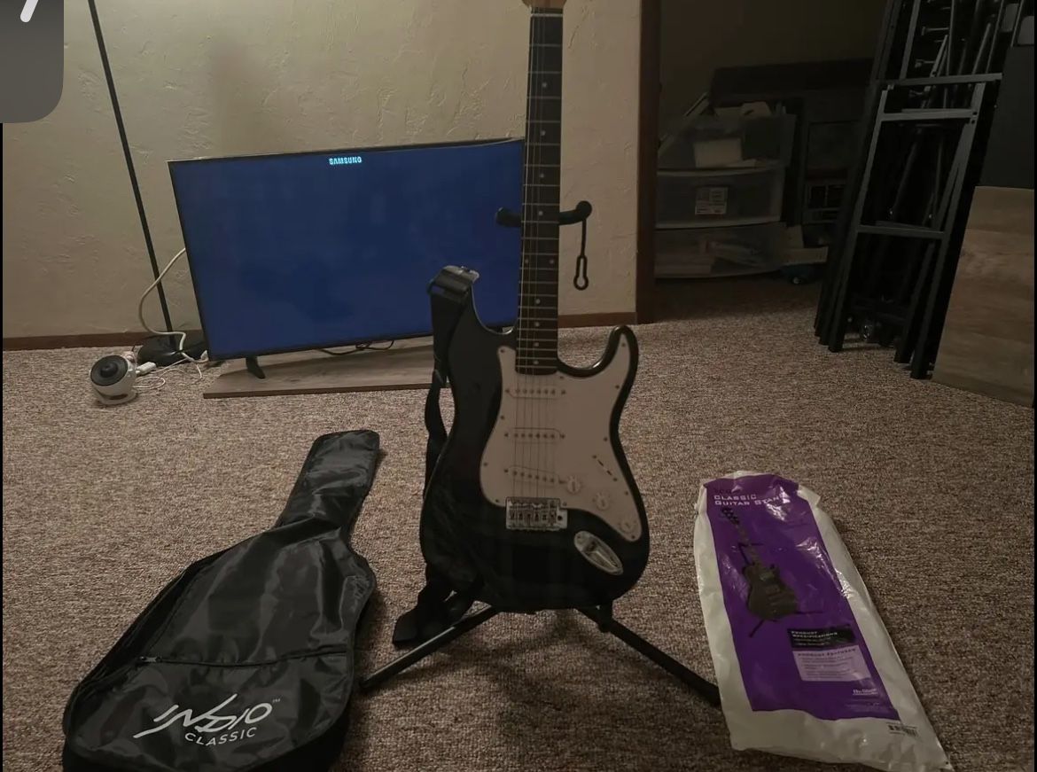 Electric Guitar, Guitar Stand