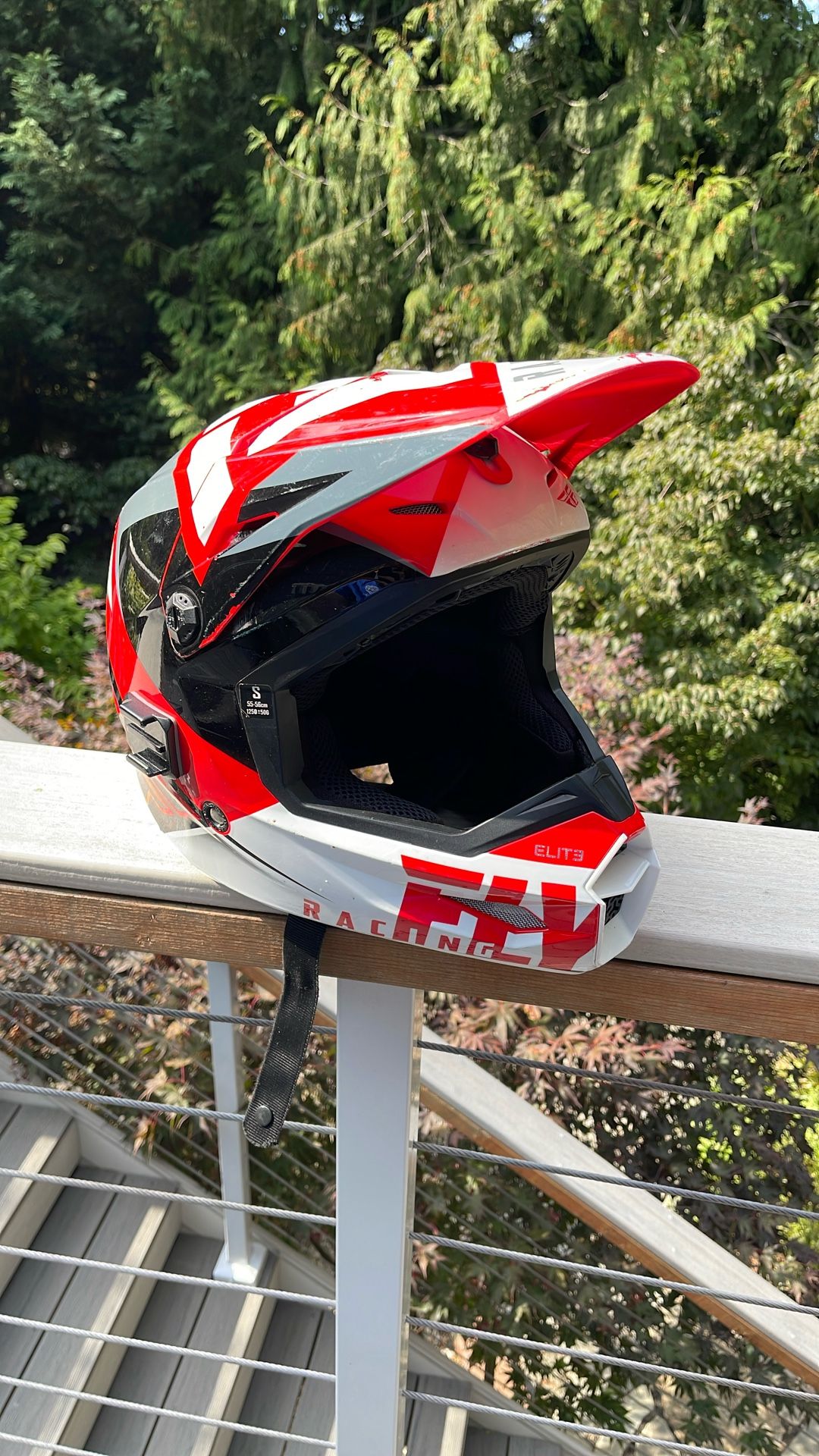 FLY Elite 3 Moto Helmet Small