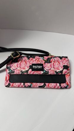 Juicy Couture Floral Crossbody Clutch Bag