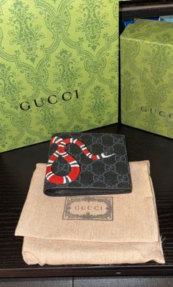 Black snake wallet