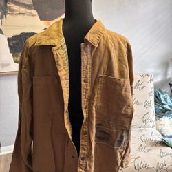 Zara Khaki Printed Jacket