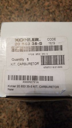 Carburetor Kit Kohler 20 853 35-s