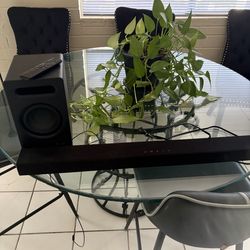 Vizio sound bar and subwoofer